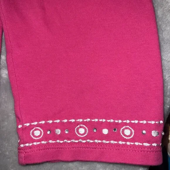 JM Collection Women’s L Beaded Embroidered V Neck Cotton Tunic Top Pink - Picture 6 of 13